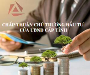 CHẤP THUẬN CHỦ TRƯƠNG ĐẦU TƯ CỦA UBND CẤP TỈNH